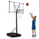 Portable Basketball Hoop with Adjustable Height 4.43-10 Ft by LJGDeals