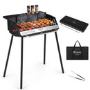 Portable Charcoal Grill with Adjustable Legs & Carrying Bag by LJGDeals