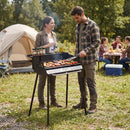 Portable Charcoal Grill with Adjustable Legs & Carrying Bag by LJGDeals