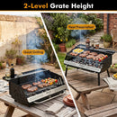 Portable Charcoal Grill with Adjustable Legs & Carrying Bag by LJGDeals