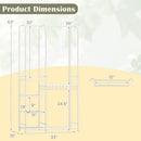 Portable Closet with Pants Hangers and 2 Hanging Rods and 4 Storage Shelves by LJGDeals
