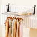 Portable Clothes Drying Rack Aluminum Towel Rack with Adjustable and Foldable Brackets by LJGDeals
