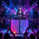 Portable DJ Booth with Black Scrims and Carrying Bag by LJGDeals