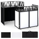 Portable DJ Booth with Black Scrims and Carrying Bag by LJGDeals