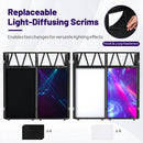 Portable DJ Booth with Black Scrims and Carrying Bag by LJGDeals