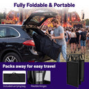 Portable DJ Booth with Black Scrims and Carrying Bag by LJGDeals