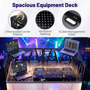 Portable DJ Booth with Black Scrims and Carrying Bag by LJGDeals
