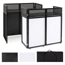 Portable DJ Booth with Adjustable Feet and Detachable Tabletop by LJGDeals