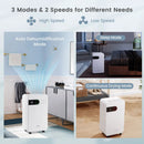 32 Pints Dehumidifier with Sleep Mode and 24H Timer for Home Basement-White by LJGDeals