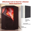 Portable Far Infrared Sauna Box for Home Full Body Sauna Tent by LJGDeals