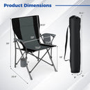 Portable Folding Oxford Cloth Camping Chair with Cup Holder and Side Pocket by LJGDeals