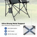 Portable Folding Oxford Cloth Camping Chair with Cup Holder and Side Pocket by LJGDeals