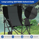 Portable Folding Oxford Cloth Camping Chair with Cup Holder and Side Pocket by LJGDeals