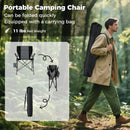 Portable Folding Oxford Cloth Camping Chair with Cup Holder and Side Pocket by LJGDeals