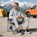 Portable Folding Oxford Cloth Camping Chair with Cup Holder and Side Pocket by LJGDeals