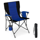 Portable Folding Oxford Cloth Camping Chair with Cup Holder and Side Pocket by LJGDeals