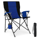 Portable Folding Oxford Cloth Camping Chair with Cup Holder and Side Pocket by LJGDeals