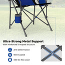 Portable Folding Oxford Cloth Camping Chair with Cup Holder and Side Pocket by LJGDeals