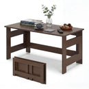 Folding Coffee Table with Collapsible Legs - 31.5" x 16" by LJGDeals