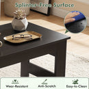 Folding Coffee Table with Collapsible Legs - 31.5" x 16" by DirectDeals