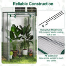 Portable Mini Greenhouse with Roll-Up Zippered Door by LJGDeals