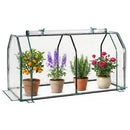 Portable Mini Greenhouse with PE Cover and Zippered Door by LJGDeals