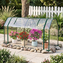 Portable Mini Greenhouse with PE Cover and Zippered Door by LJGDeals