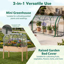 Portable Mini Greenhouse with PE Cover and Zippered Door by LJGDeals