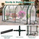Portable Mini Greenhouse with PE Cover and Zippered Door by DirectDeals