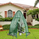 5.5 x 5.5 x 6 Feet Portable Mini Greenhouse with All-Weather PE Cover by LJGDeals