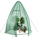 5.5 x 5.5 x 6 Feet Portable Mini Greenhouse with All-Weather PE Cover by LJGDeals