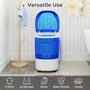 Portable Mini Semi-automatic Washing Machine with Spin Tub and Drain Hose 2.5 kg Capacity by LJGDeals