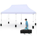 10 X 20 FT Pop up Canopy Tent Foldable Portable Outdoor Gazebo with Carry Bag-Blue by LJGDeals