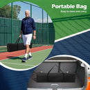 22 FT Portable Pickleball Net with 6 Lockable Wheels and Carry Bag by LJGDeals
