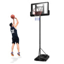 Height Adjustable Portable Shatterproof Backboard Basketball Hoop with 2 Nets by LJGDeals