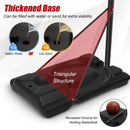 Height Adjustable Portable Shatterproof Backboard Basketball Hoop with 2 Nets by LJGDeals