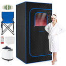 Portable Steam Sauna Box with 3L/1200W Fast-Heat Steamer and 15-Level Temperature