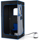 Portable Steam Sauna Box with 3L/1200W Fast-Heat Steamer and 15-Level Temperature