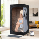 Portable Steam Sauna Box with 3L/1200W Fast-Heat Steamer and 15-Level Temperature