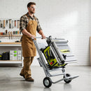 Portable Table Saw Stand with Rolling Wheels - Foldable by LJGDeals