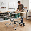 Portable Table Saw Stand with Rolling Wheels - Foldable by LJGDeals
