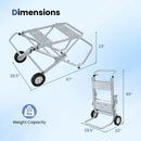 Portable Table Saw Stand with Rolling Wheels - Foldable by LJGDeals