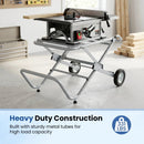 Portable Table Saw Stand with Rolling Wheels - Foldable by LJGDeals