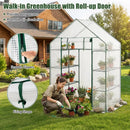 Portable Walk-in Greenhouse with 3 Tiers and 6 Shelves by LJGDeals