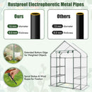 Portable Walk-in Greenhouse with 3 Tiers and 6 Shelves by LJGDeals