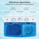 Portable Washing Machine with Built-in Drain Pump by LJGDeals