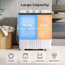 Portable Washing Machine with Built-in Drain Pump by LJGDeals