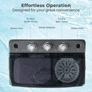 Portable Washing Machine with Built-in Drain Pump by LJGDeals