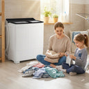 Portable Washing Machine with 12 LBS Washer and 8 LBS Spinner Combo for Apartments by LJGDeals