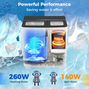 Portable Washing Machine with 12 LBS Washer and 8 LBS Spinner Combo for Apartments by LJGDeals